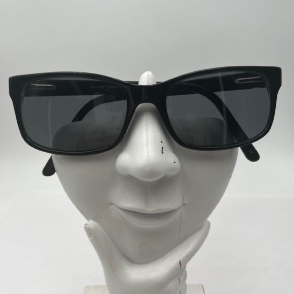 Per Uomo CS1082 Black Oval Sunglasses Frames - Picture 1 of 6
